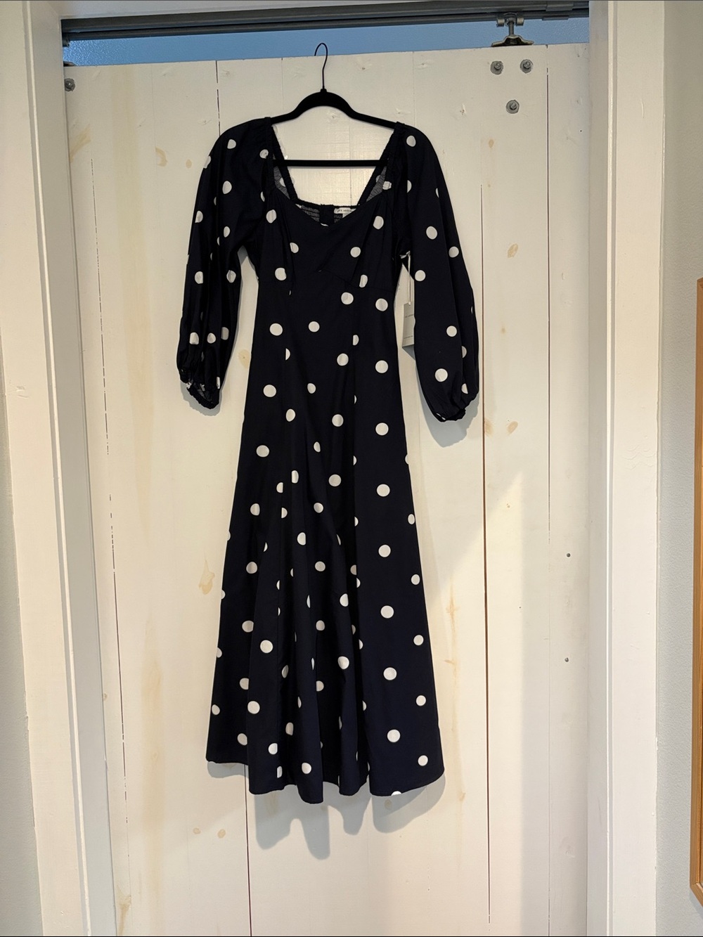 NWT Free Assembly Polka Dot Maxi Dress